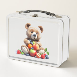 The perfect bread can for every schoolchild! metal lunch box