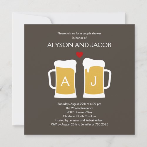 The Perfect Brew Engagement or Wedding Shower Custom Announcement