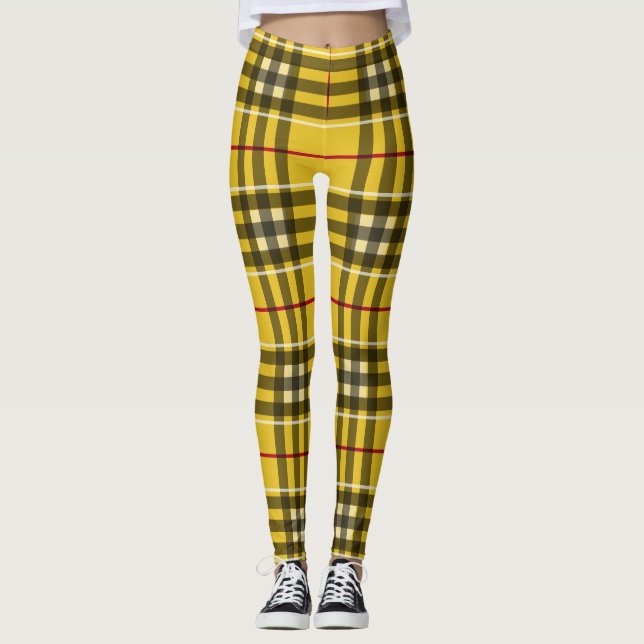 The Perfect Clan MacLeod Plaid Leggings (Front)