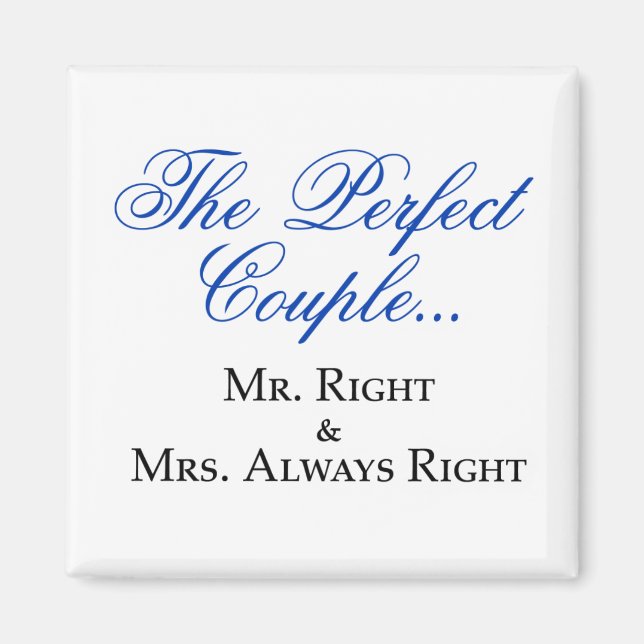 THE PERFECT COUPLE MAGNET (Front)