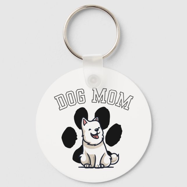 The Perfect Dog Mom Gift! 11oz Ceramic Combo Mug f Keychain (Front)