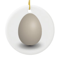 the perfect egg ceramic ornament