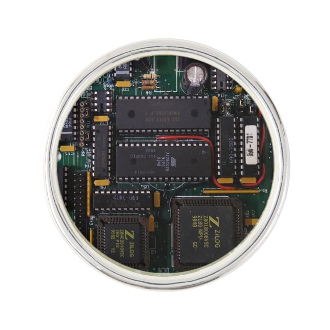 The Perfect Electronic PCB Lapel Pin (Front)