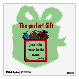 The Perfect Gift Christmas Wall Decal