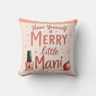 The perfect gift for those nail crazy friends throw pillow