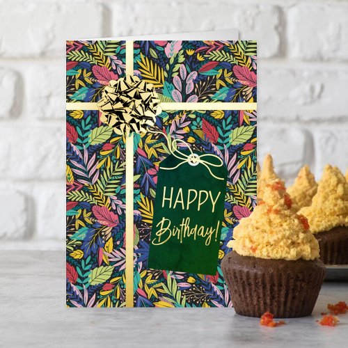 The Perfect Gift Happy Birthday Real Foil Greeting Card