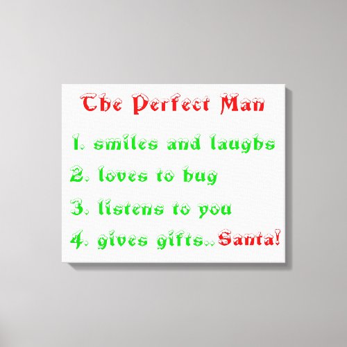 The Perfect Man_canvas print