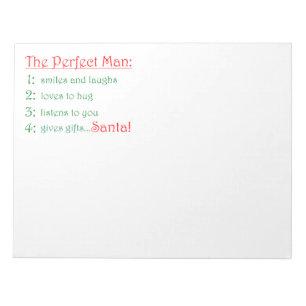 The Perfect Man-notepad Notepad