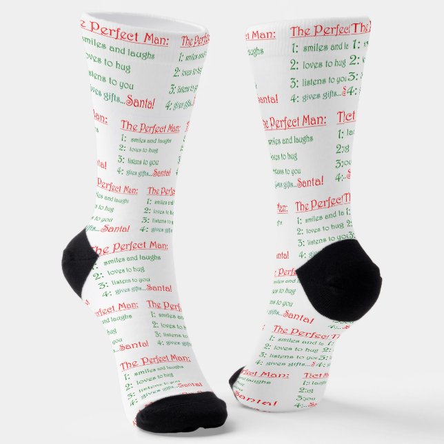 The Perfect Man  Socks (Angled)