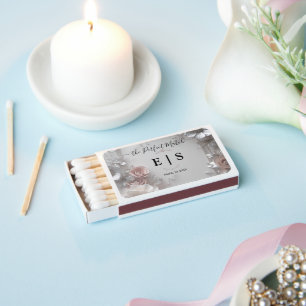 The Perfect Match 3D Floral Wedding Matchboxes
