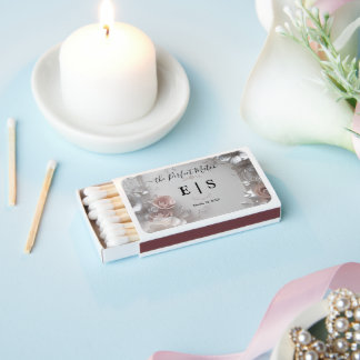 The Perfect Match 3D Floral Wedding Matchboxes