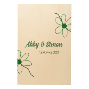 The perfect match add couple name date texture yea wood wall art