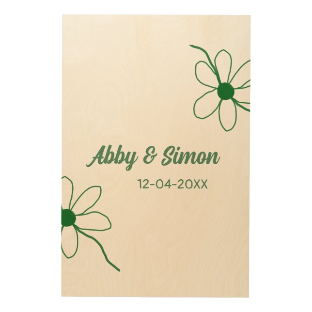 The perfect match add couple name date texture yea wood wall art (Front)
