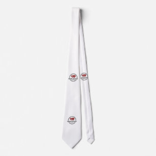 The Perfect Match Barber Vintage Heart Pattern Nec Neck Tie