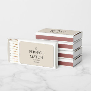 The Perfect Match Beige Wedding Matches
