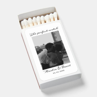 The Perfect Match Black & White Photo Wedding