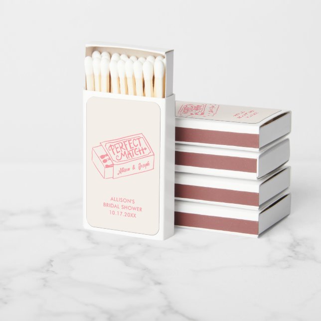 The Perfect Match Bridal Shower Favor Idea (Stacked)