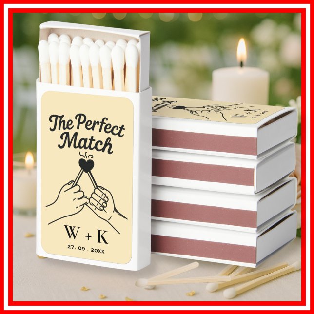 The Perfect Match Butter Yellow Wedding Matches (Creator Uploaded)