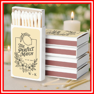 The Perfect Match Butter Yellow Wedding Matches