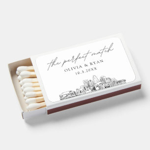 The Perfect Match Charlotte Matchbox Favors