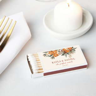 The Perfect Match Citrus Floral Wedding Matches