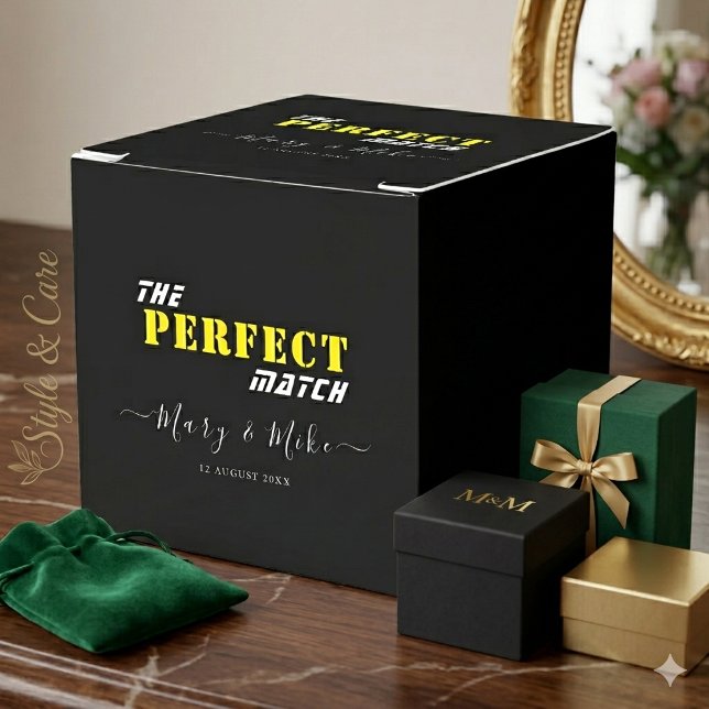 The PERFECT Match - Classic 2x2x2 Favor Box (The PERFECT Match - Classic 2x2x2 Favor Box)