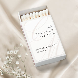 The Perfect Match Classic Script monogram wedding