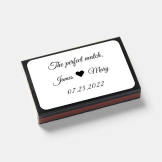 The perfect match. Customized. Matchboxes