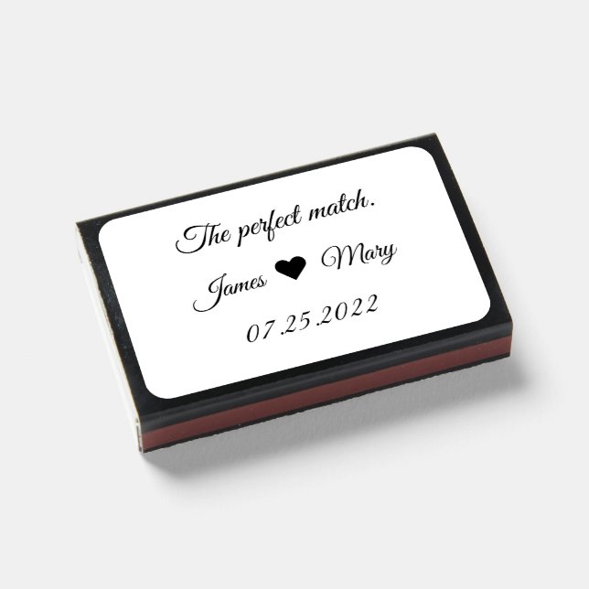 The perfect match. Customized. Matchboxes (Front Closed)