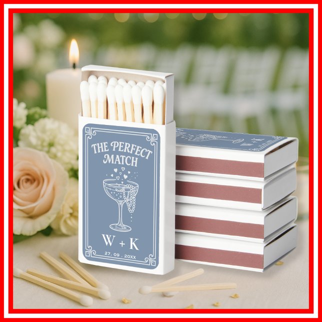 The Perfect Match Dusty Blue Wedding Prosecco (Creator Uploaded)