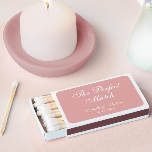 The Perfect Match Dusty Rose Wedding Simple Pink