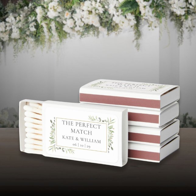 The Perfect Match Elegant Greenery Wedding (The Perfect Match Elegant Greenery Wedding)