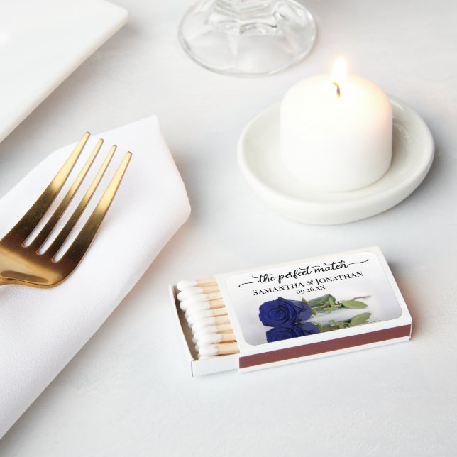 The Perfect Match Elegant Navy Blue Rose Wedding (Insitu)
