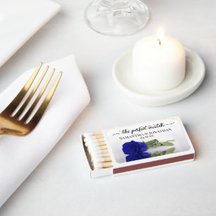 The Perfect Match Elegant Royal Blue Rose Wedding