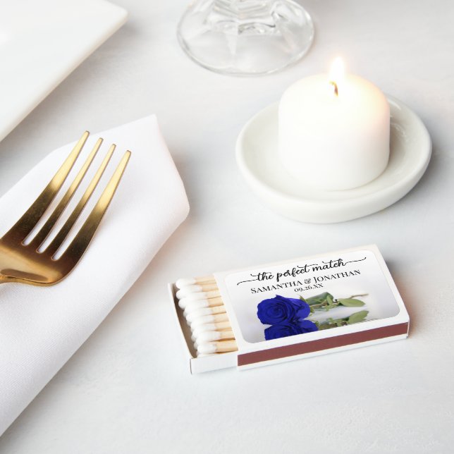The Perfect Match Elegant Royal Blue Rose Wedding (Insitu)