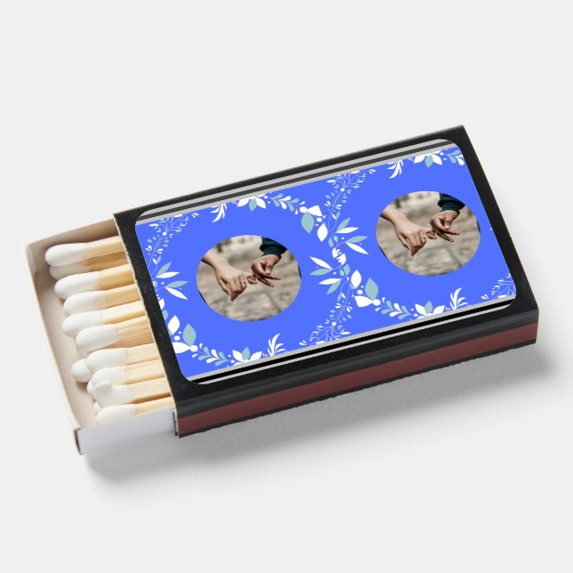 The perfect match Elegant wedding favors matchbox (Front Open)