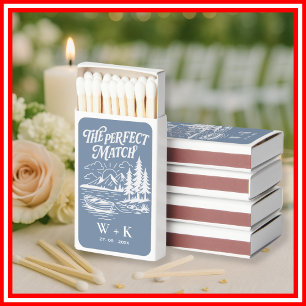 The Perfect Match Forest Dusty Blue Wedding