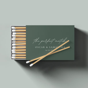 The Perfect Match Forest Green Wedding