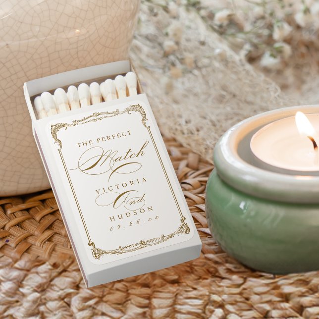 The Perfect Match Gold Vintage Classic Script (The Perfect Match Gold Vintage Classic Script)