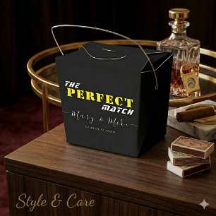 The PERFECT Match - Large Take Out Favor Box