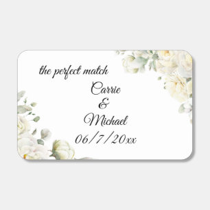 The perfect match, match box wedding favors