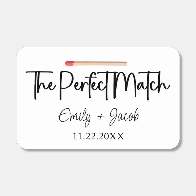 The Perfect Match Matchbook  (Front)