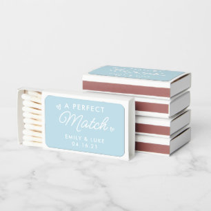 The Perfect Match Minimalist Wedding Favor Matches