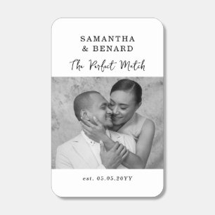 The Perfect Match Modern Chic Photo Wedding
