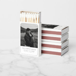 The Perfect Match   Modern Wedding Favors Matchbox