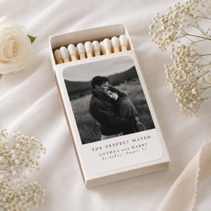 The Perfect Match   Modern Wedding Favors Matchbox