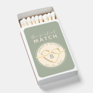 The Perfect Match Monogram Wedding Favors