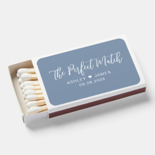 The Perfect Match Names Date Wedding Favor