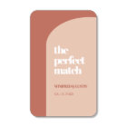The perfect match Peach terracotta arch matchboxes