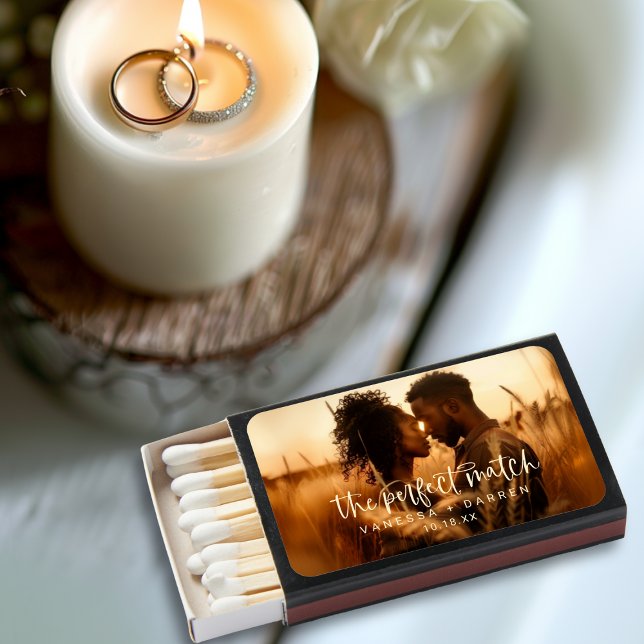 The Perfect Match Personalized Wedding Favor (Creator Uploaded)